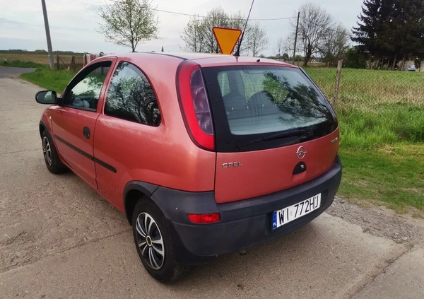 Opel Corsa cena 2999 przebieg: 171000, rok produkcji 2001 z Słubice małe 154